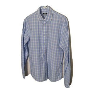 Izod Slim Fit Long Sleeve Button Down Shirt, 15.5 collar SMALL 60% Cotton